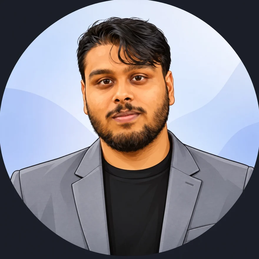 Illustrated portrait of Gaurav Shrivastava